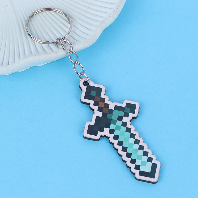 جاکلیدی چوبی طرح ماینکرافت