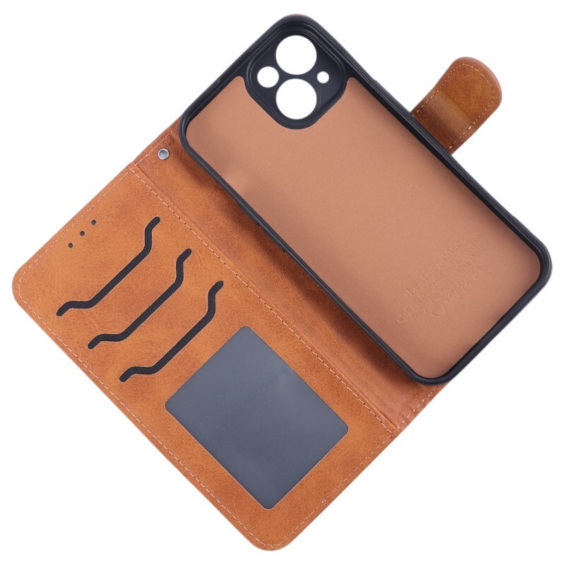 کیف چرمی مگنتی آیفون iPhone 15 محافظ لنزدار