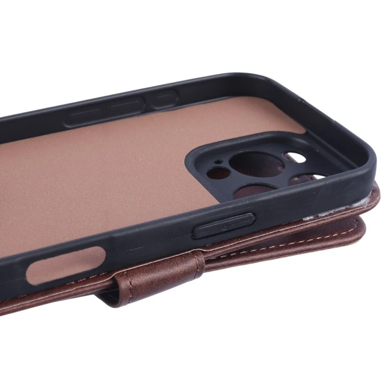کیف چرمی مگنتی آیفون iPhone 16 Pro محافظ لنزدار
