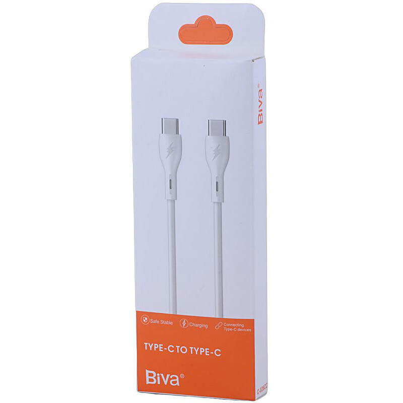 کابل دو سر تایپ سی فست شارژ 15 وات بیوا C-026CC طول 1 متر