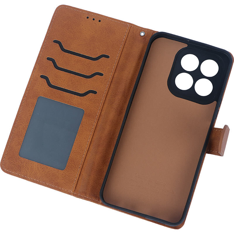 کیف چرمی مگنتی هواوی Honor X6c محافظ لنزدار