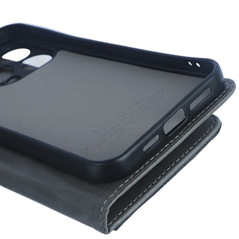 کیف چرمی مگنتی آیفون iPhone 15 Pro Max محافظ لنزدار