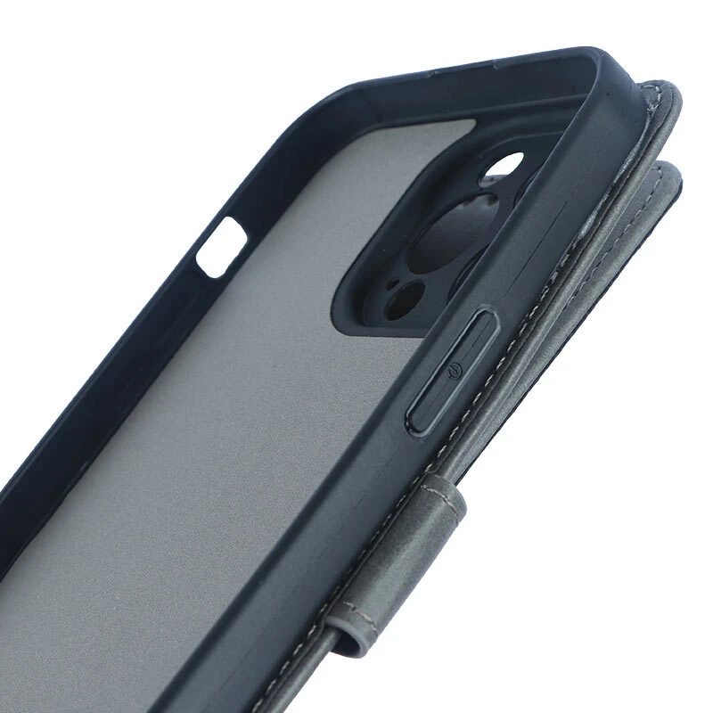 کیف چرمی مگنتی آیفون iPhone 15 Pro Max محافظ لنزدار