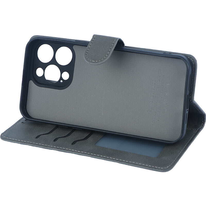 کیف چرمی مگنتی آیفون iPhone 15 Pro Max محافظ لنزدار