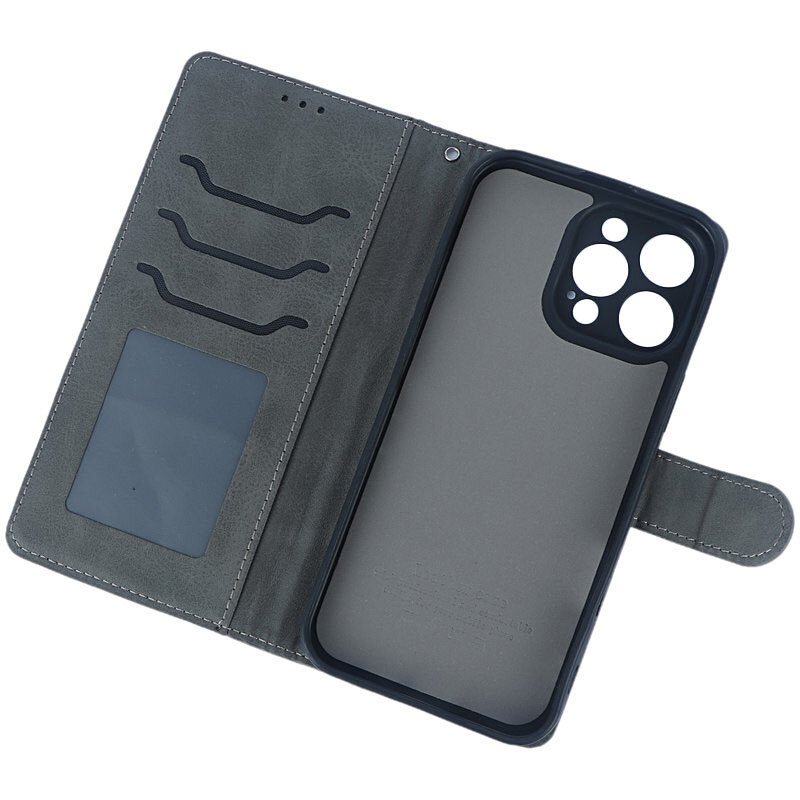 کیف چرمی مگنتی آیفون iPhone 16 Pro Max محافظ لنزدار