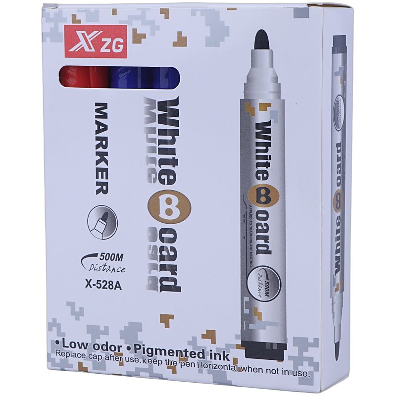 ماژیک وایت برد XZG نوک گرد X-528A بسته 12 عددی