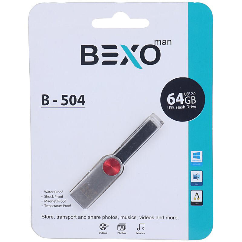 فلش 64 گیگ بکسومن Bexoman B-504
