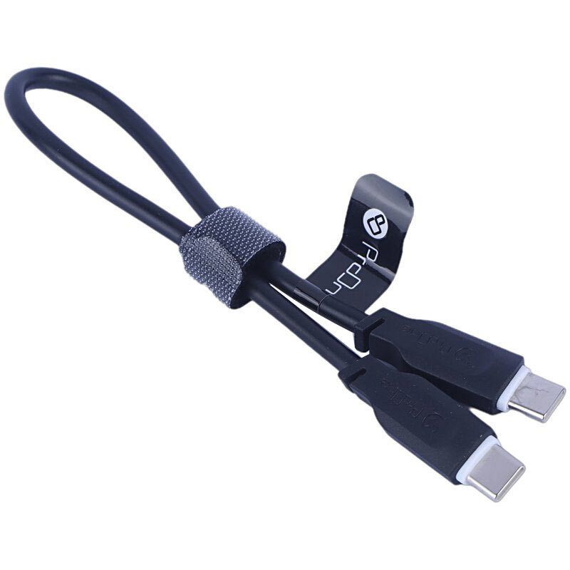 کابل کوتاه دو سر تایپ سی فست شارژ 60 وات پرووان PCC147 طول 25 سانتی متر