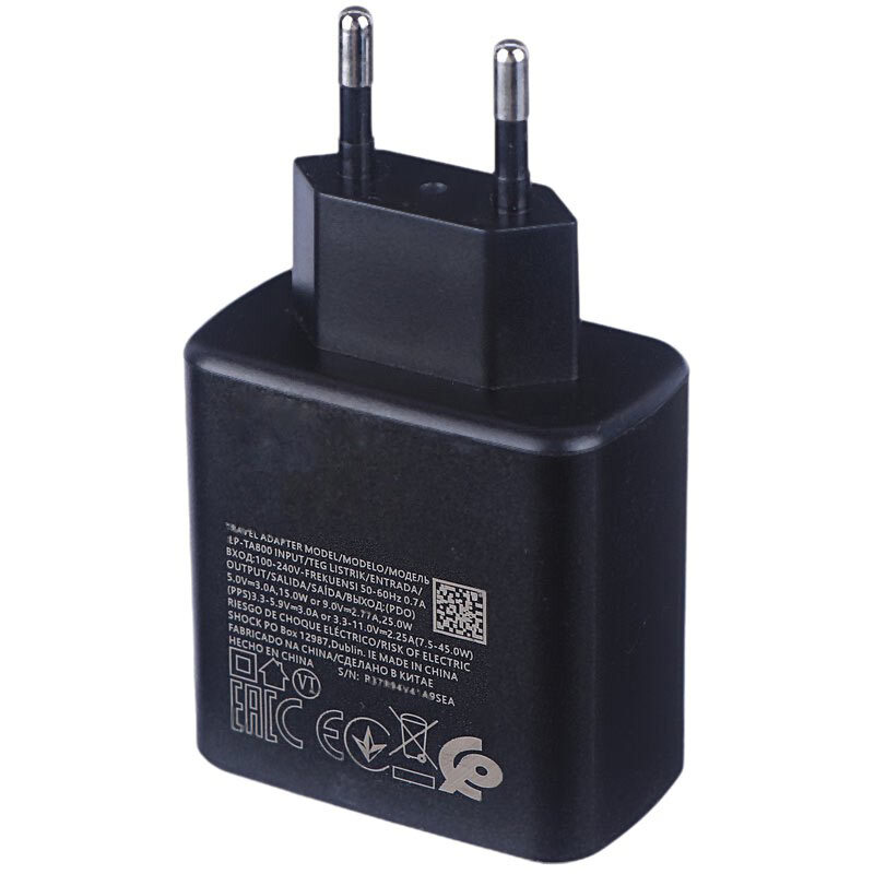 شارژر دیواری 45 وات سامسونگ EP-TA800 PD 3A