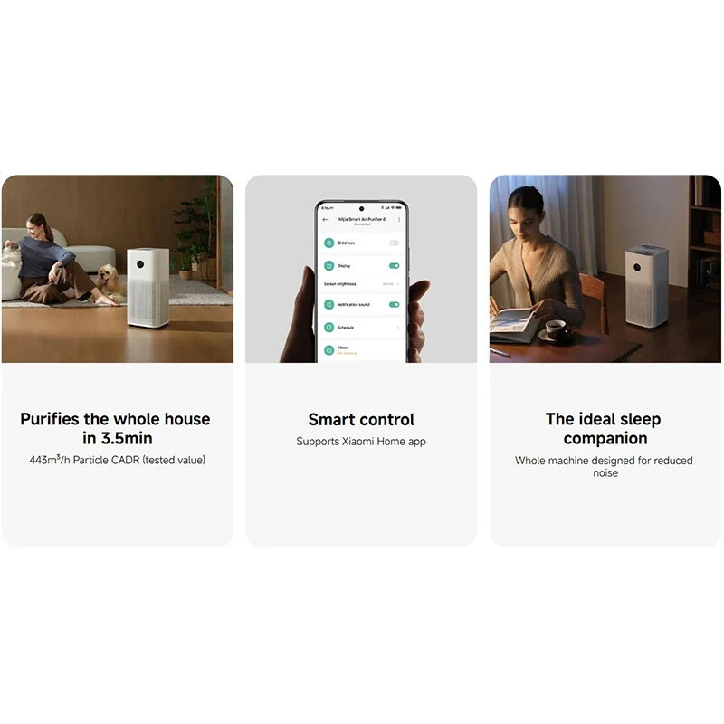 دستگاه تصفیه هوا هوشمند Xiaomi Smart Air Purifier 6