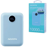 پاور بانک فست شارژ ای دیتا C100 Digital Display QC3.0 PD 20W ظرفیت 10000 میلی آمپر ساعت