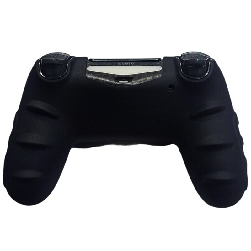 روکش دسته بازی PS4 استوپ دار زمینه مشکی آبی سفید