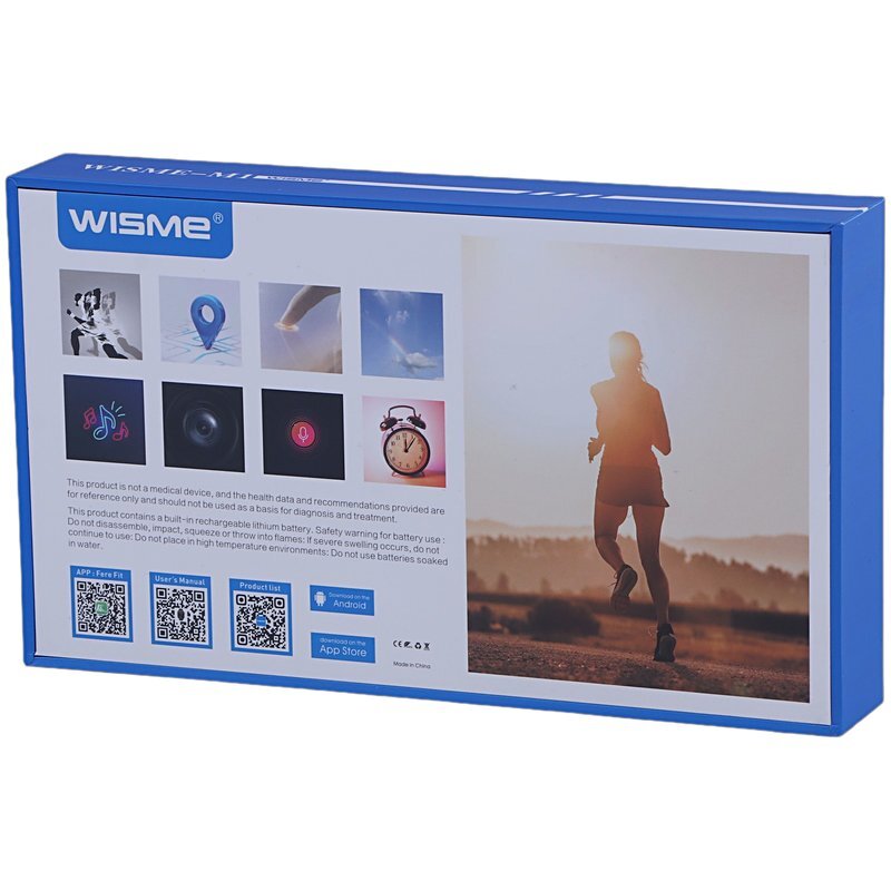 پکیج ساعت هوشمند و هندزفری بلوتوثی ویسمی WISME-M1