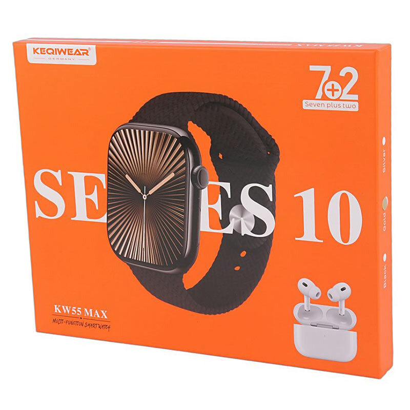 پکیج ساعت هوشمند و هندزفری بلوتوثی کیگی ویر KW55 Max