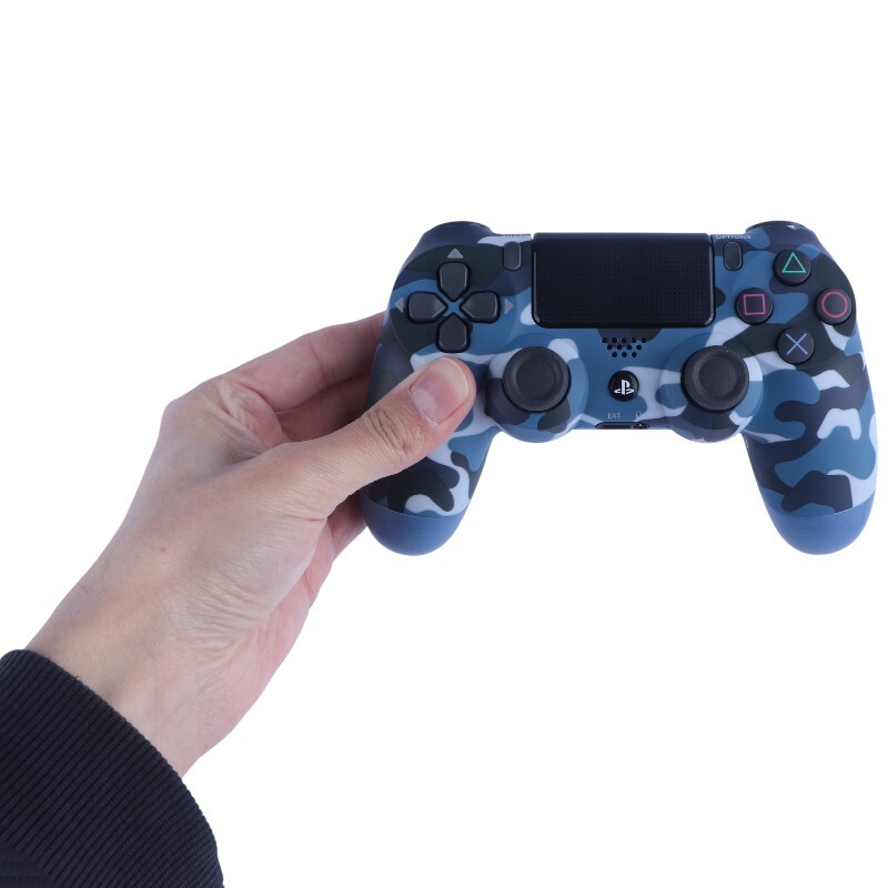دسته بازی بی سیم SONY PlayStation 4 DualShock 4 High Copy آبی ارتشی پکدار