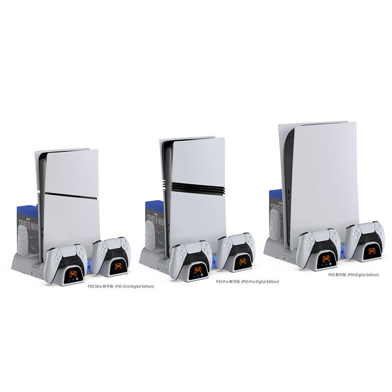 خنک کننده و شارژر دسته PS5/PS5 Slim/PS5 Pro دابی P-5 TP5-3532D