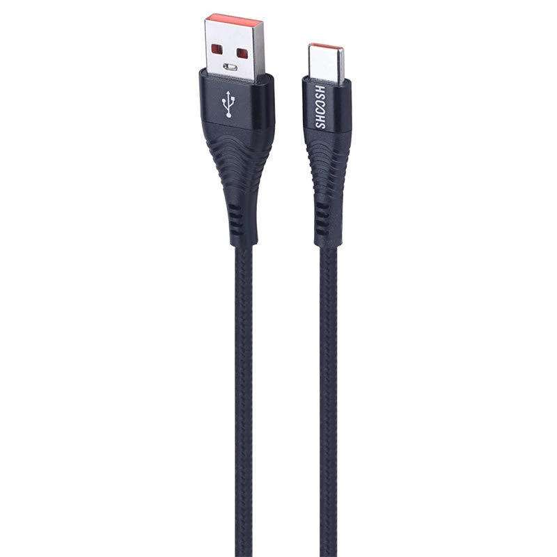 کابل تایپ سی فست شارژ 5 آمپر شوش SH115C طول 1.1 متر
