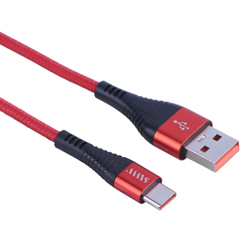 کابل تایپ سی فست شارژ 5 آمپر ام ان اس M019C طول 1.1 متر