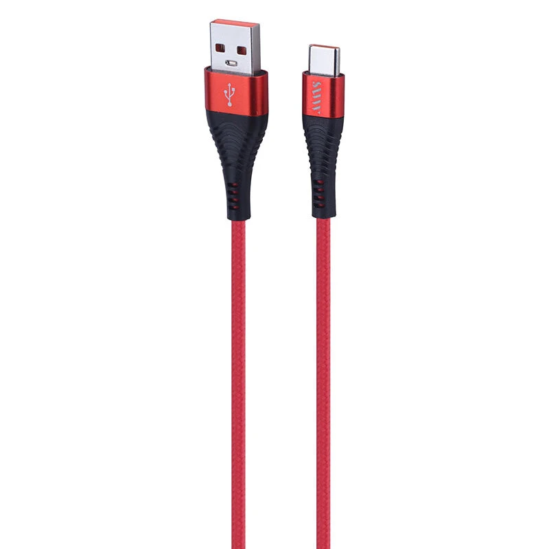 کابل تایپ سی فست شارژ 5 آمپر ام ان اس M019C طول 1.1 متر