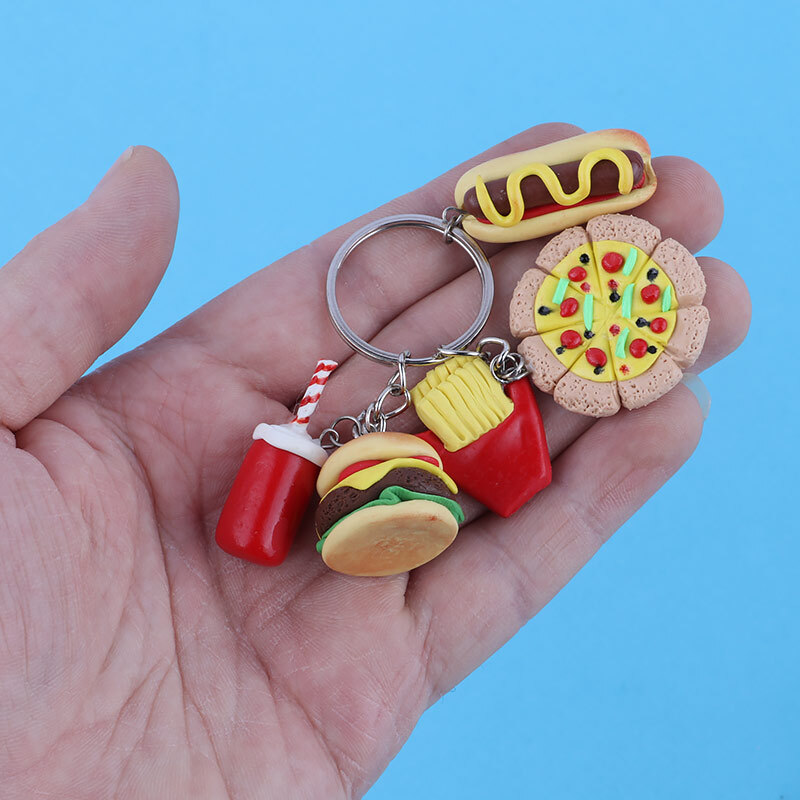 جاکلیدی خمیری طرح فست فود