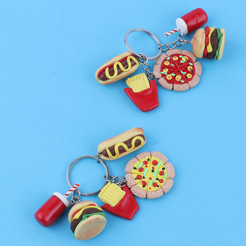 جاکلیدی خمیری طرح فست فود