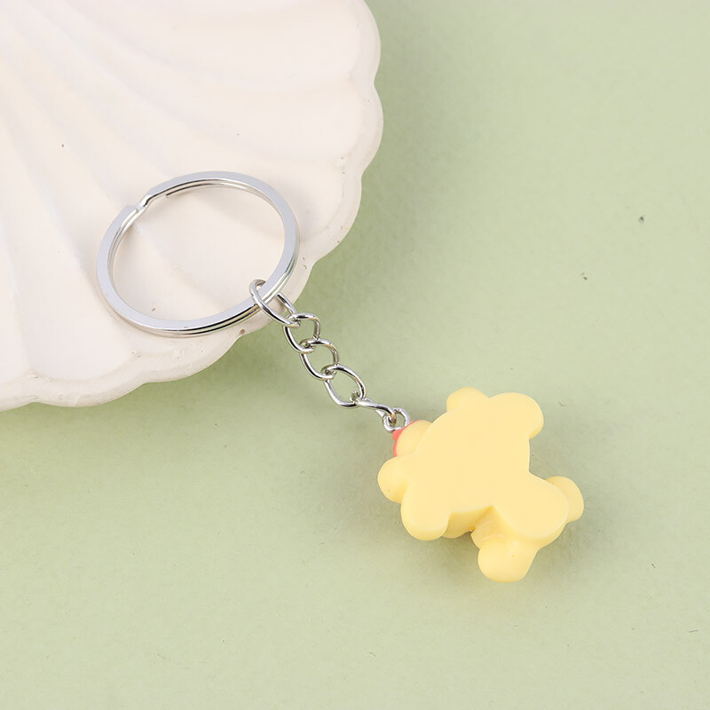 جاکلیدی سرامیکی طرح خرس زرد کد 2