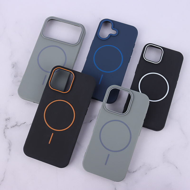 قاب چرمی مگ سیف دور محافظ رنگی