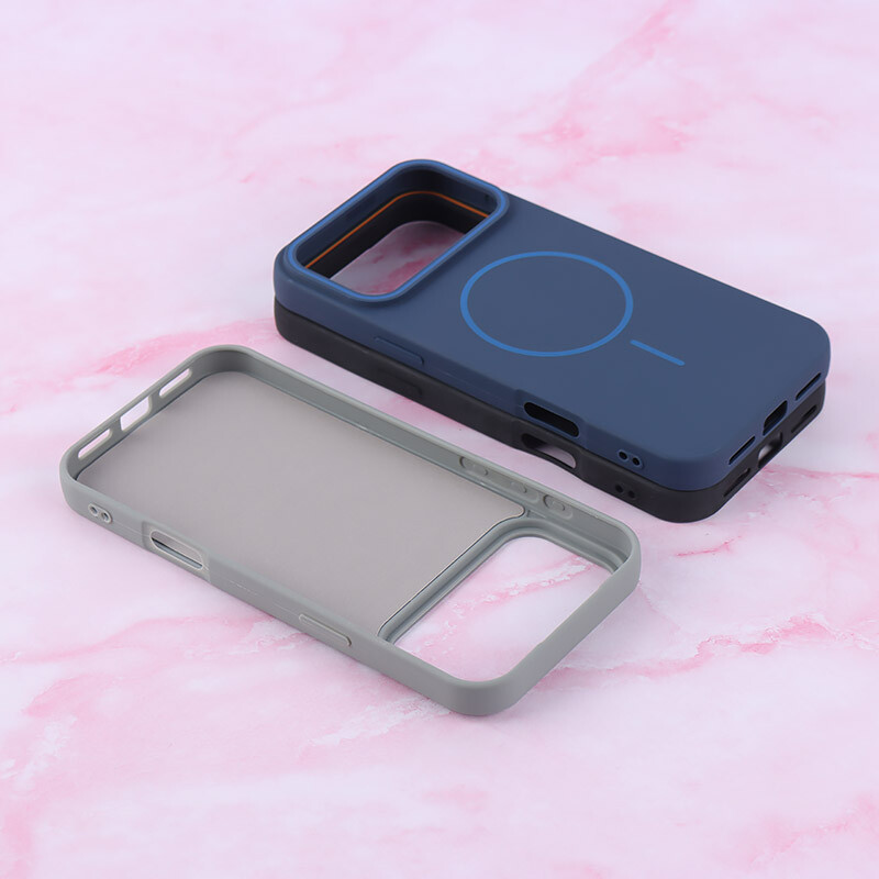 قاب چرمی مگ سیف دور محافظ رنگی