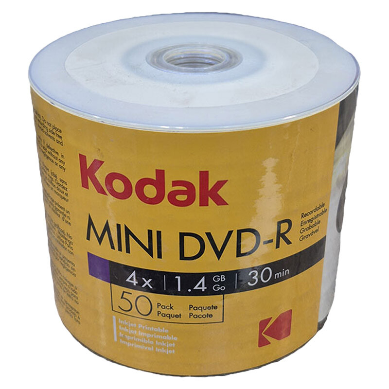 تصویر مینی دی وی دی خام کداک ظرفیت 1.4 گیگابایت بسته 50 عددی Kodak Mini DVD-R 50PCS
