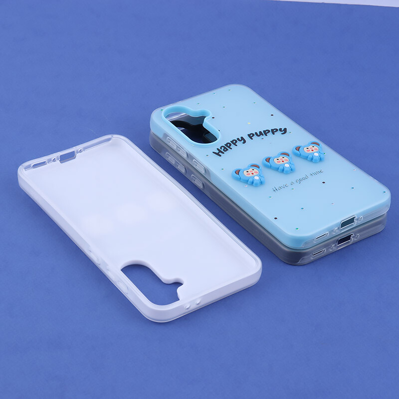 قاب پاستیلی مات دو تکه عروسک برجسته