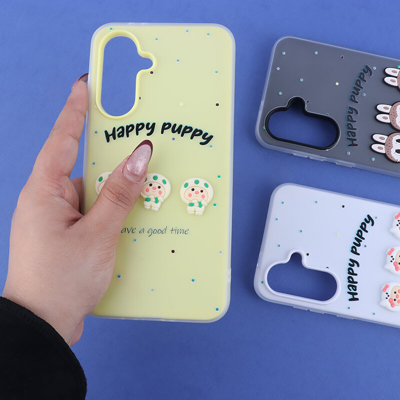 قاب پاستیلی مات دو تکه عروسک برجسته