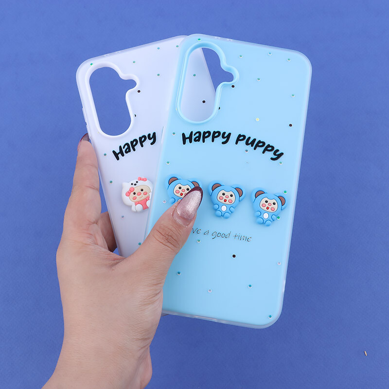 قاب پاستیلی مات دو تکه عروسک برجسته