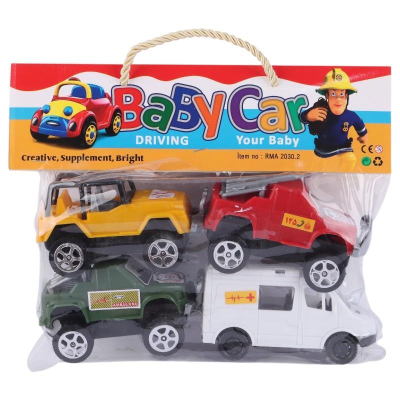 ماشین اسباب بازی Baby Car کد 201340 بسته 4 عددی