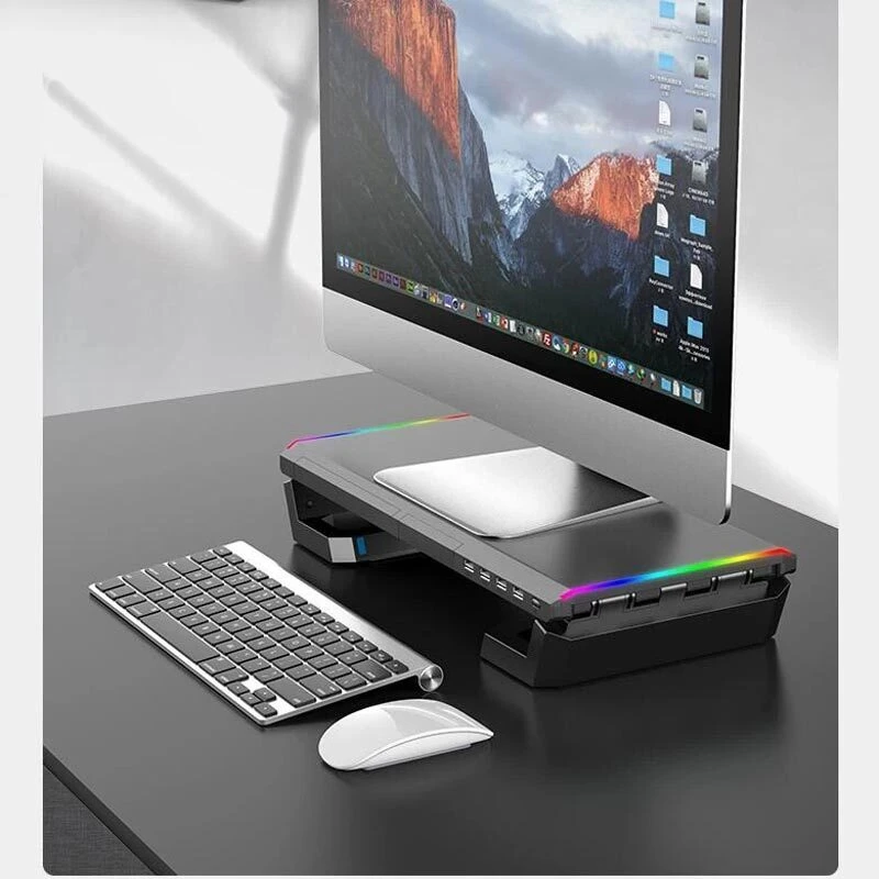پایه زیر مانیتوری و هاب 4 پورت USB آیس کورل T1