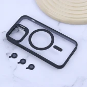 قاب PC مگ سیف Bracket آیفون iPhone 11 Pro استندشو با محافظ لنز رینگی