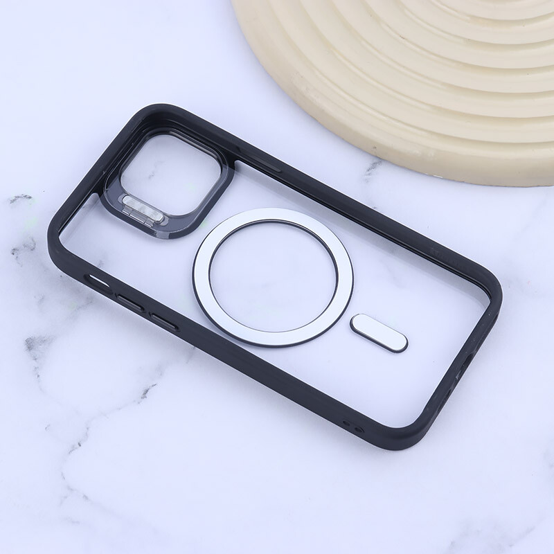 قاب PC مگ سیف Bracket آیفون iPhone 11 Pro استندشو با محافظ لنز رینگی