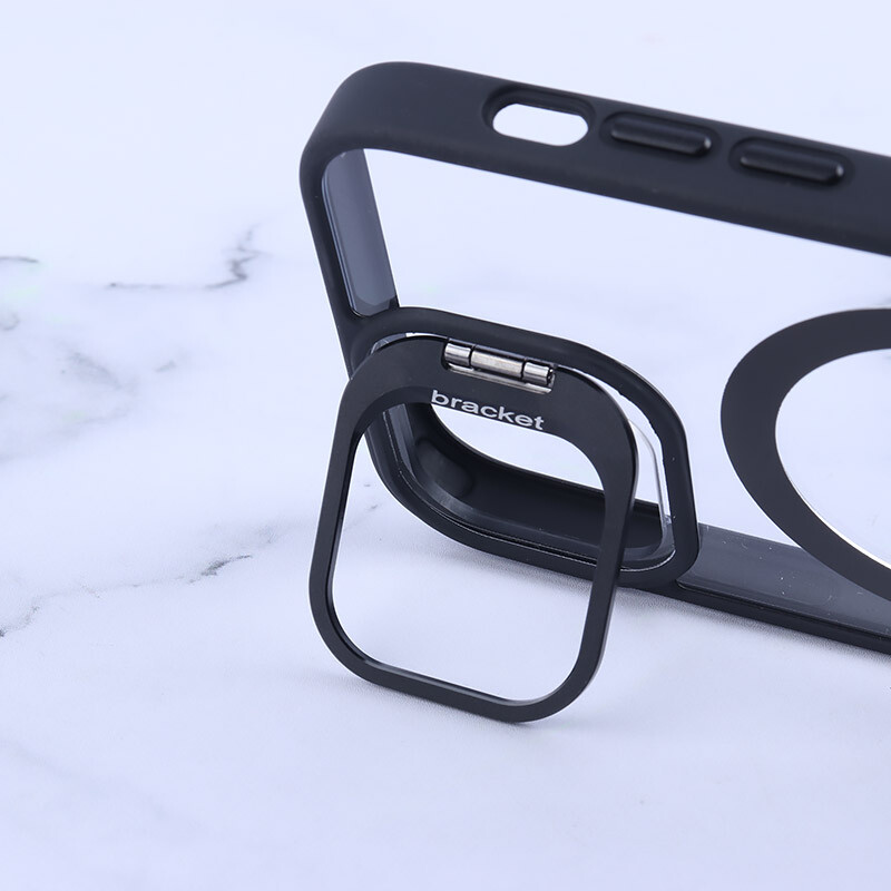 قاب PC مگ سیف Bracket آیفون iPhone 11 Pro استندشو با محافظ لنز رینگی