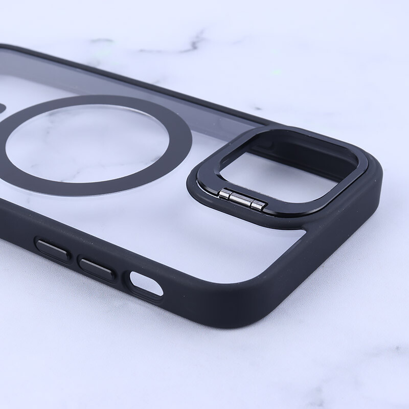 قاب PC مگ سیف Bracket آیفون iPhone 11 Pro استندشو با محافظ لنز رینگی