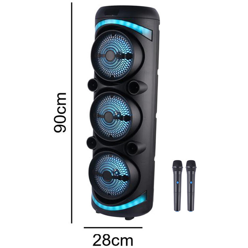 اسپیکر چمدانی بلوتوثی کی برود KTS-2143 + میکروفون