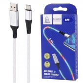 کابل تایپ سی فست شارژ 2.4 آمپر دنمن D25T طول 1 متر