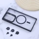 قاب PC مگ سیف Bracket سامسونگ Galaxy S23 Ultra استندشو با محافظ لنز رینگی