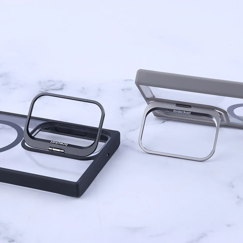 قاب PC مگ سیف Bracket سامسونگ Galaxy S23 Ultra استندشو با محافظ لنز رینگی