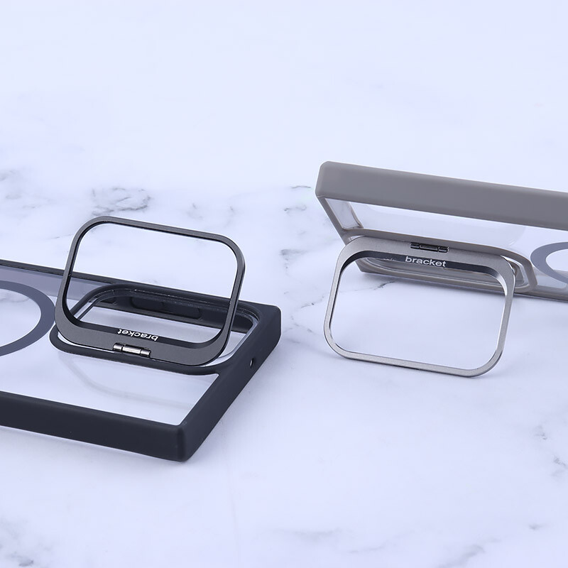 قاب PC مگ سیف Bracket سامسونگ Galaxy S23 Ultra استندشو با محافظ لنز رینگی