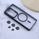 قاب PC مگ سیف Bracket سامسونگ Galaxy S25 Ultra استندشو با محافظ لنز رینگی