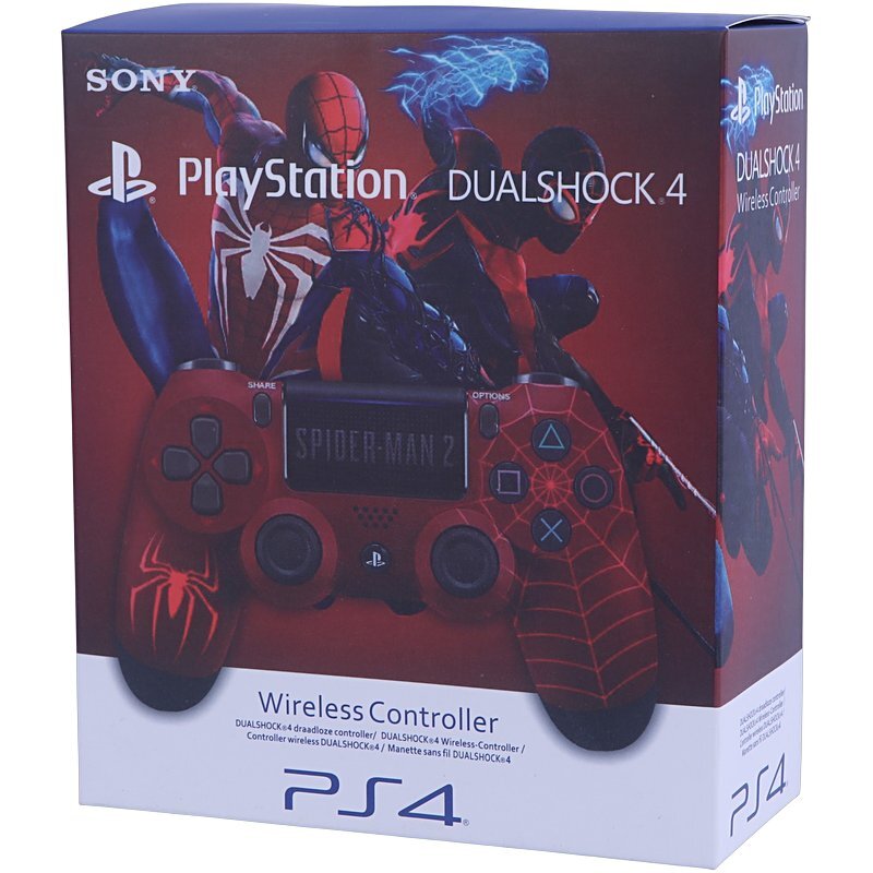 دسته بازی بی سیم SONY PlayStation 4 DualShock 4 High Copy طرح Spider Man 2
