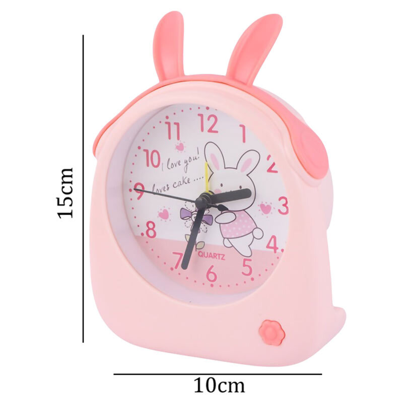 ساعت رومیزی زنگ دار طرح خرگوش کد 1836