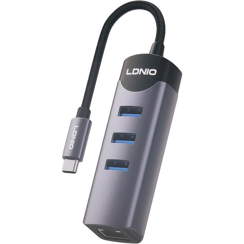 هاب 4 پورت Type-C الدینیو DS-144C