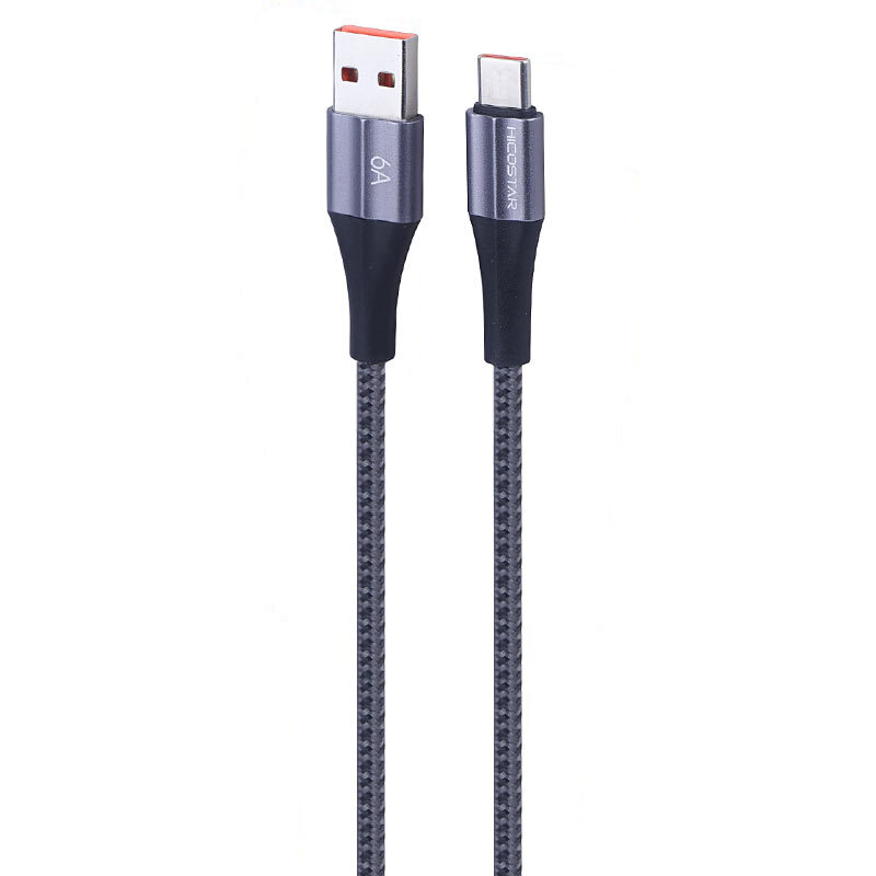 کابل تایپ سی فست شارژ 120 وات هایکو استار 186C طول 1 متر