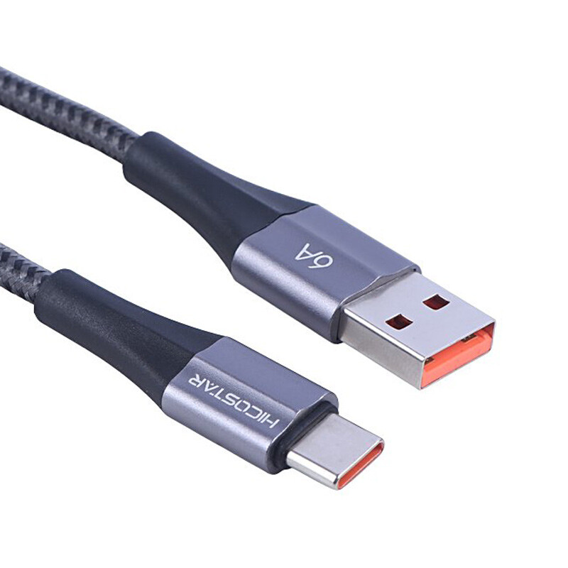 کابل تایپ سی فست شارژ 120 وات هایکو استار 186C طول 1 متر