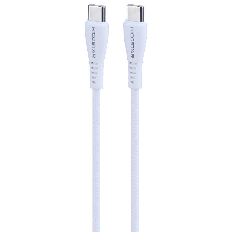 کابل دو سر تایپ سی فست شارژ 60 وات هایکو استار 118C-C طول 1 متر